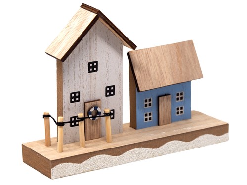 Wooden beach house - beach, ornament
