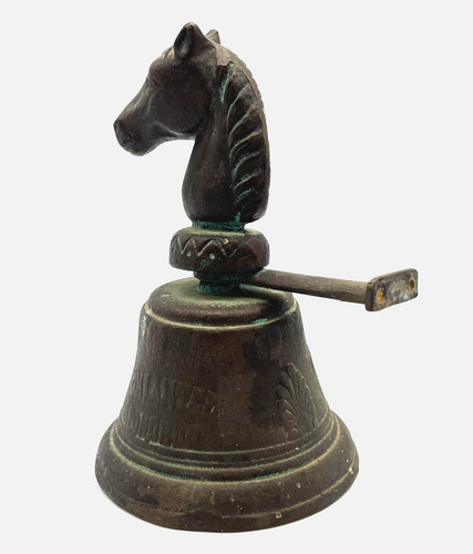 Rare antique brass bell 1878 - brass,