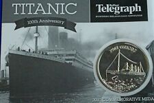 RMS Titanic 100th Ann. - Belfast Telegraph 2012 Commemorative Medal      [32055]