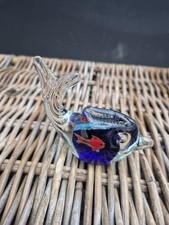 Vintage Hand Blown Glass Fish