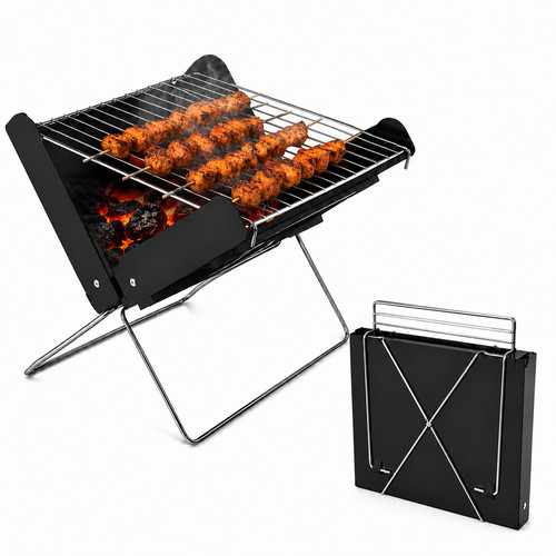 Portable foldable charcoal bbq - portable,