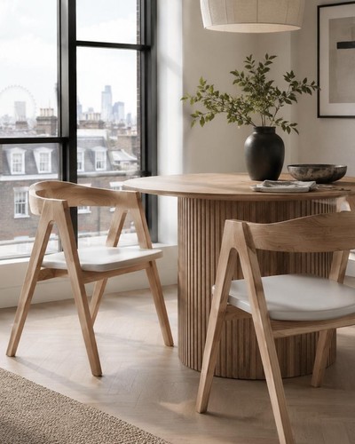 Pair solid wood dining - pair,