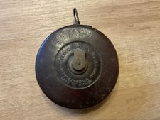 Vintage John Rabone And Sons Leather Bound 66’ Tape Measure