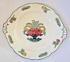 Rare Collectible Boch Freres Eared Plate 30cmx27.5cm Belgium c1920
