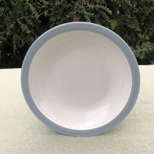 Denby Colonial Blue Rimmed