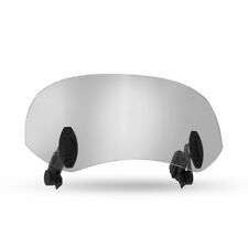 Motorcycle Wind Deflector Adjustable Clip On Screen Windshield Extension Spoiler