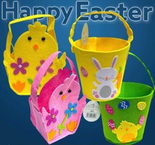 Chick Treat Bucket Easter Felt