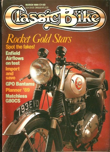 Classic bike magazine march - magazine,