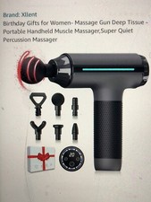 A Xilent Deep Tissue Massage Gun, 6 Attachments, High Quality Massage