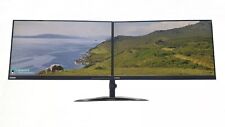 Lenovo 2x24" Dual HD PC Monitor Screens Frameless 2xDisplayPorts