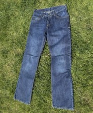 LEVI'S Womens Blue Star Jeans Blue Denim Slim Straight Stone Wash W28 L32