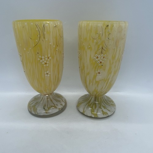 Vtg bohemian spatter glass - 2,