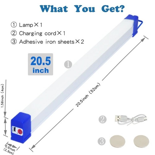 Usb rechargeable led tube - led,