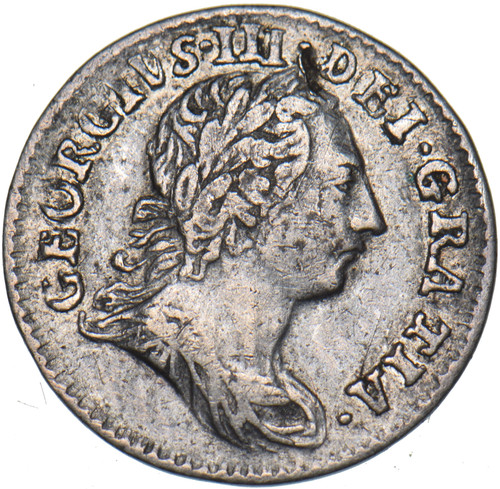 1763 maundy twopence george - 1763,