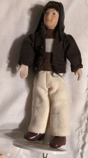 Dolls House Posable Porcelain Modern Teenager ~ 1:12th scale.