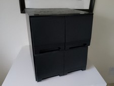 2 Black Ash CD Storage Units |