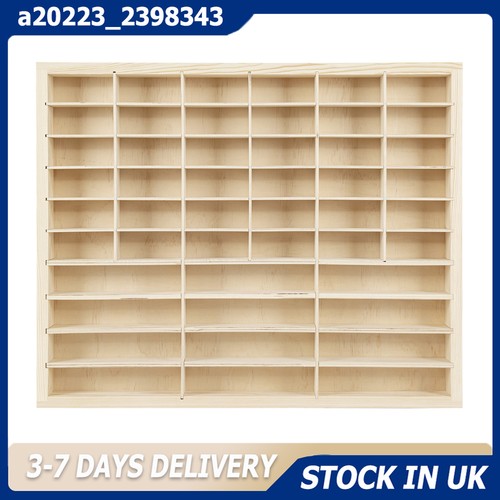 Grids wooden display case - 48,