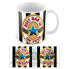 Best Dad In The Toon Newcastle Utd Retro Fathers Day Mug Cup Dad Birthday
