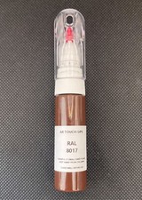 RAL 8017 CHOCOLATE BROWN PAINT TOUCH UP PEN/BRUSH FOR UPVC PVC PVCU WINDOWS DOOR