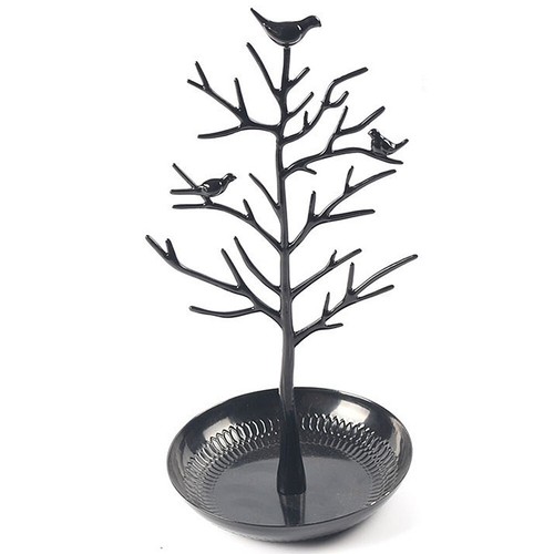Black jewellery tree stand - jewellery,