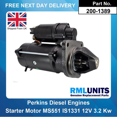 Starter motor for perkins - motor,