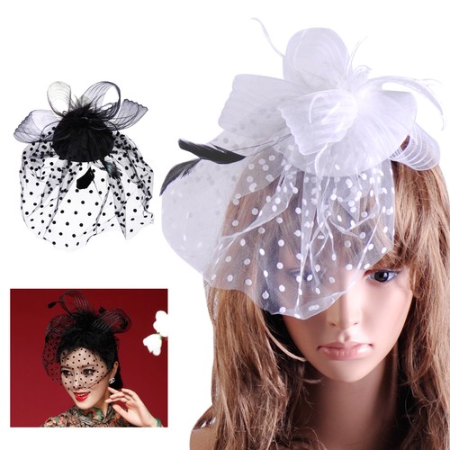 Lady top net hat fascinator - lady,