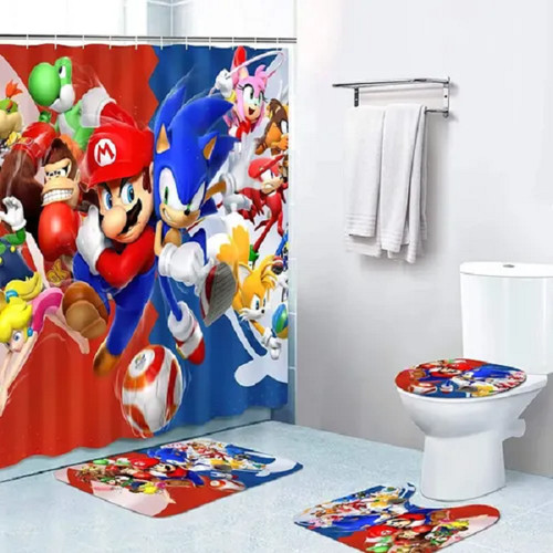 Mario and sonic cartoon movie - and,
