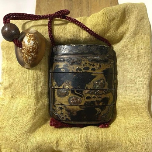 Inro gold lacquer wood - inro, case