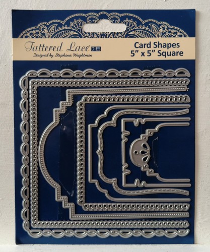 Tattered lace dies card - tattered,