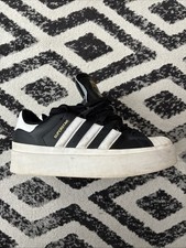 Adidas Superstar Bonega Trainers Size 6 Black And White