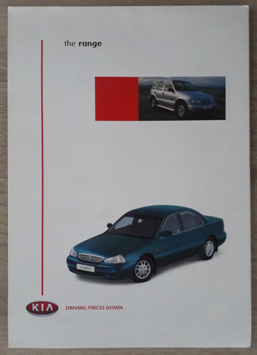Kia range brochure 1999 - brochure,