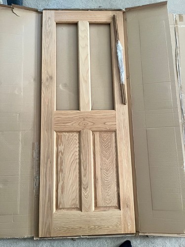 Solid oak victorian panel - 4,