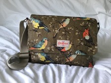 NEW CATH KIDSTON BAG - SATCHEL - LARGE MESSENGER BAG - CROSS BODY BAG - OILCLOTH