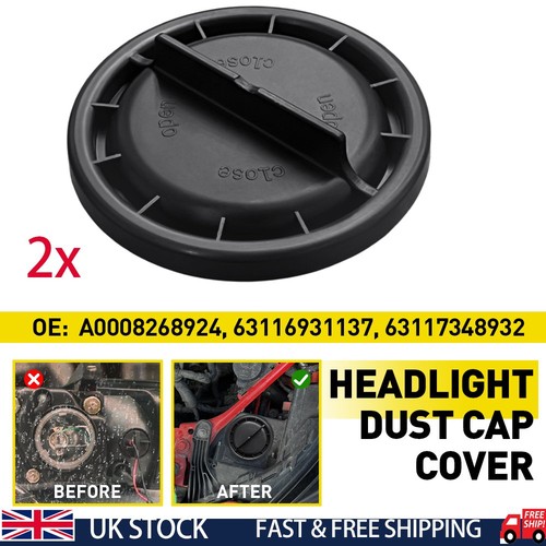 Headlight dust cap bulb - 2x,