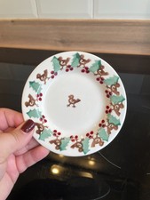 Emma Bridgewater Bird and Holly / Ivy Christmas Dollies Tiny Miniature Plate