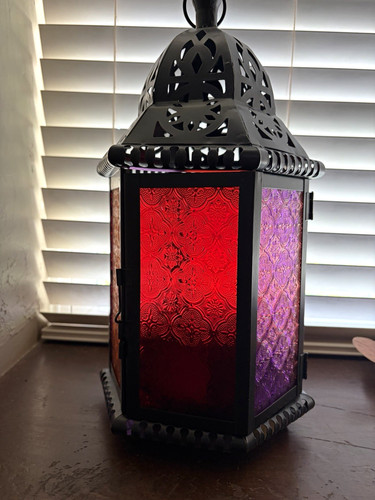 Moroccan hexagonal black - moroccan, metal
