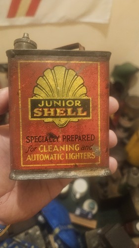 Antique advertising oil - antique, can