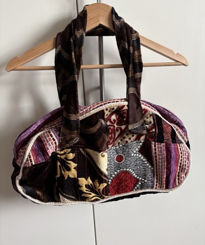 Vintage velvet patchwork - vintage,