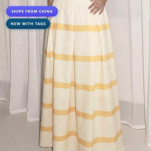 Women striped maxi - maxi, skirt