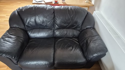 Navy blue small sofa - navy,