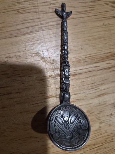 Boma pewter totem pole - pewter,