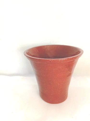Pottery vase terracotta - pottery, hand