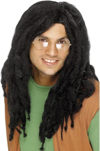 Mens dreadlock wig black - mens,