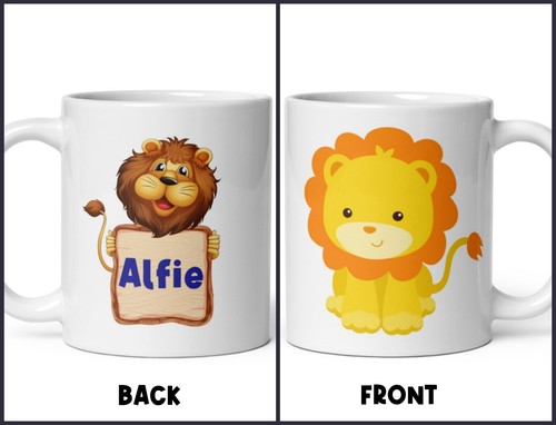 Cute lion kids - cute, cup