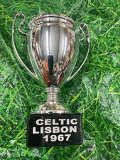 European Cup , Celtic , Lisbon 1967 Laser Etched. into Marble Forever