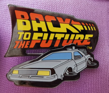 Back to the Future Pin. Universal Studios. BTTF ride delorean. Mcfly 80s slides