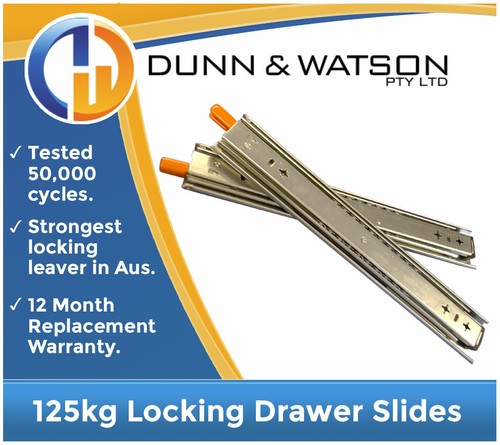 660mm 125kg locking drawer - 660mm,