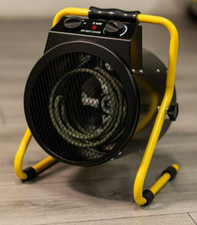 3KW Electric Fan Heater Industrial Tilting Workshop Fire Office Garage Cylinder