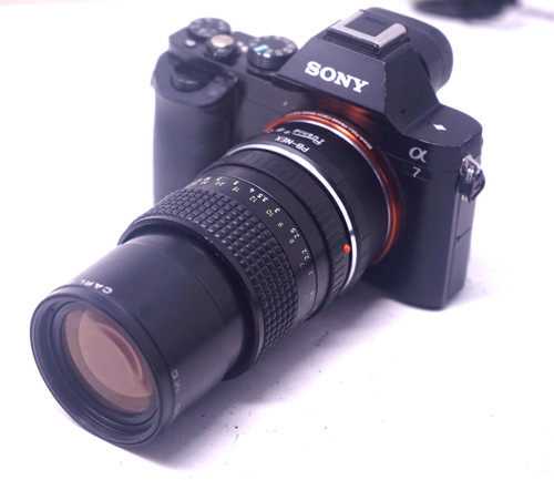 Sony mount adapted 135mm - sony,