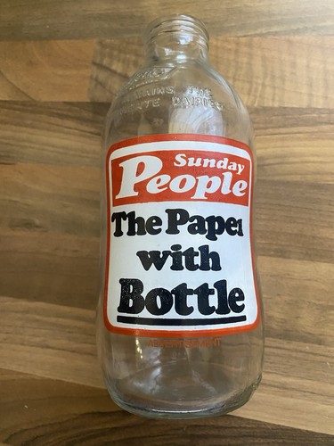 Unigate vintage milk bottle - unigate, 1